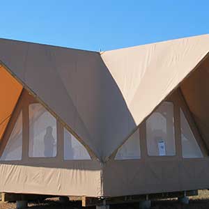 Eco-tent with UM Students