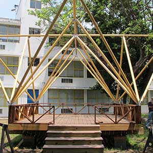 Eco-tent with UM Students