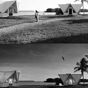 Eco-tent with UM Students