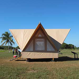 Eco-tent with UM Students