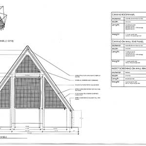 Eco-tent with UM Students